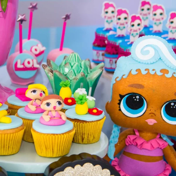 Cupcake da festa da LOL