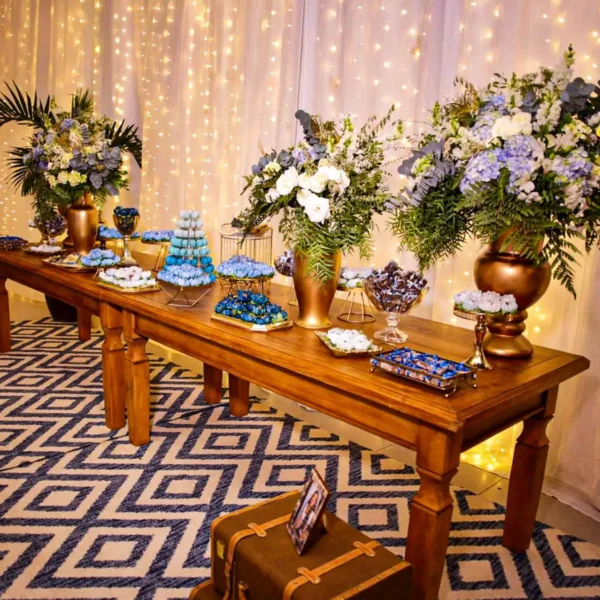 Mesa decorada aniversário